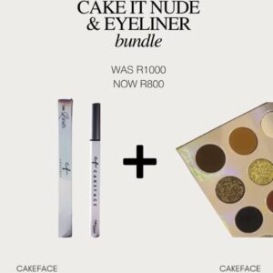 CAKE IT NUDE PALETTE + EYELINER BUNDLE