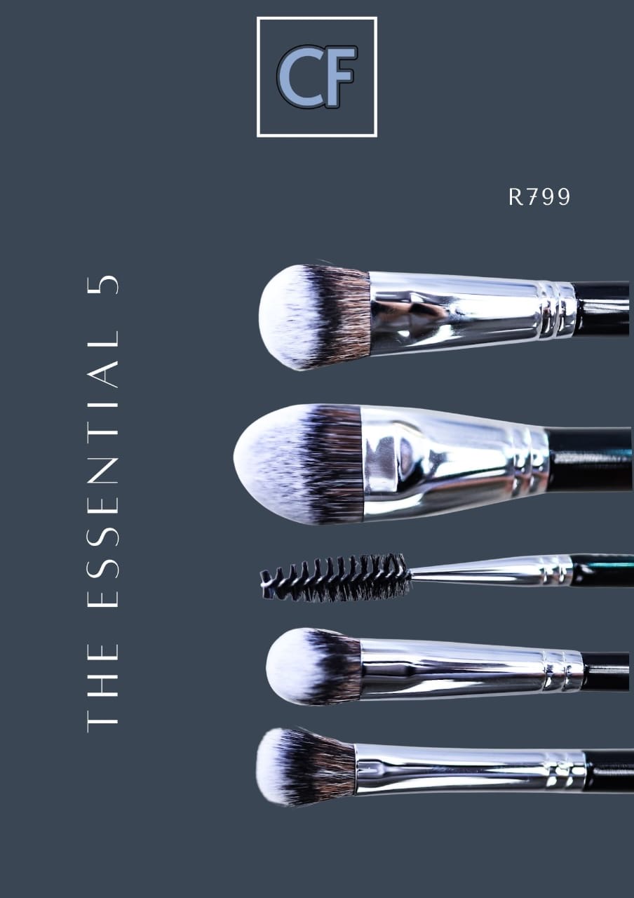 5 PIECE ESSENTIAL BRUSH SET